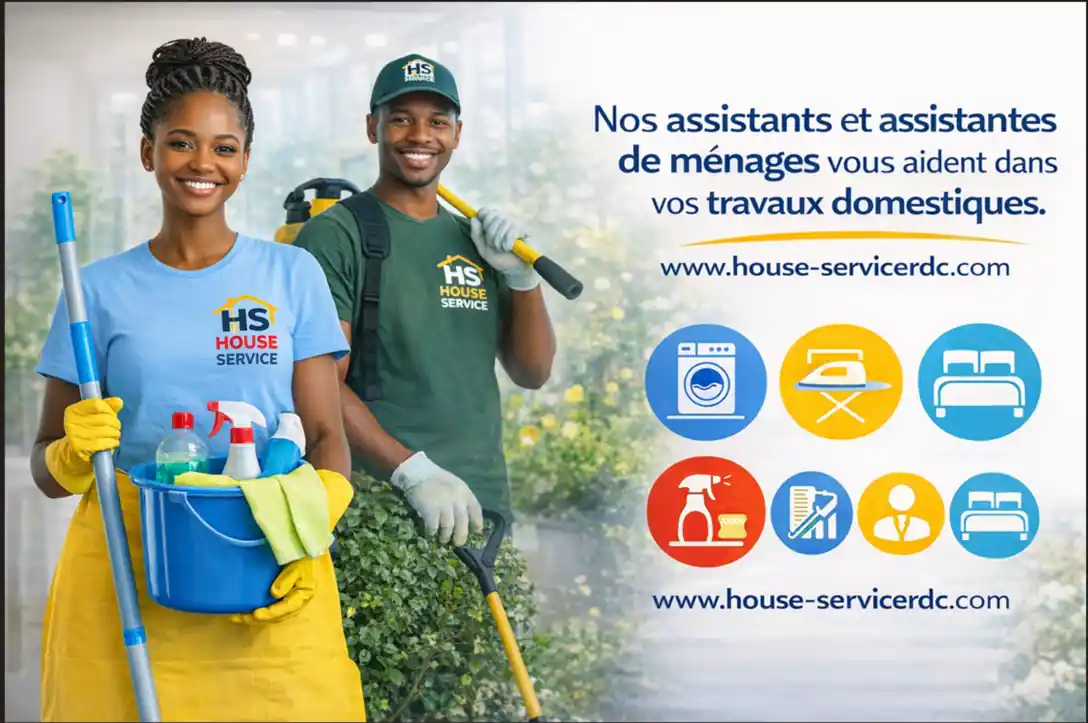 Services de ménage résidentiel et garde d'enfants - House Service RDC
