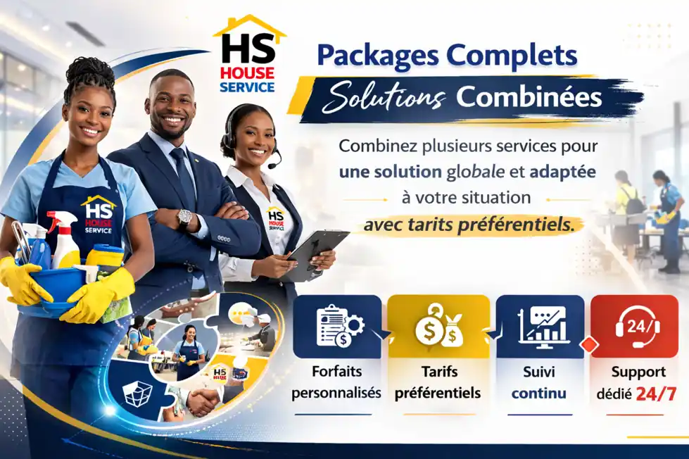 Packages combinés et solutions sur-mesure - House Service RDC
