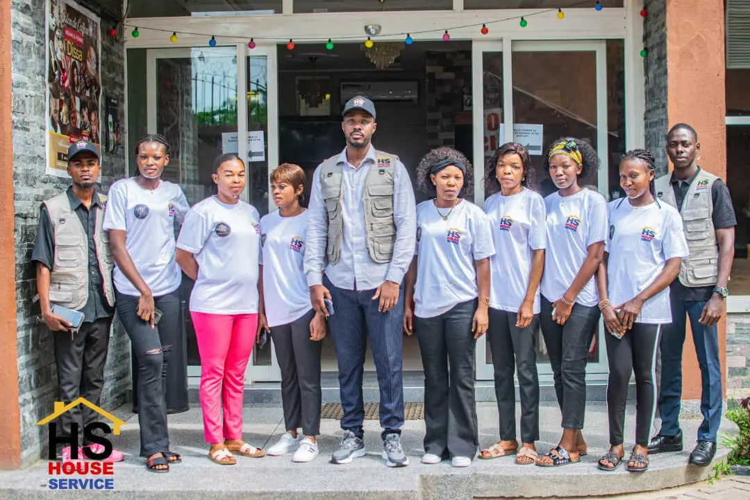 Équipe service hôtelier